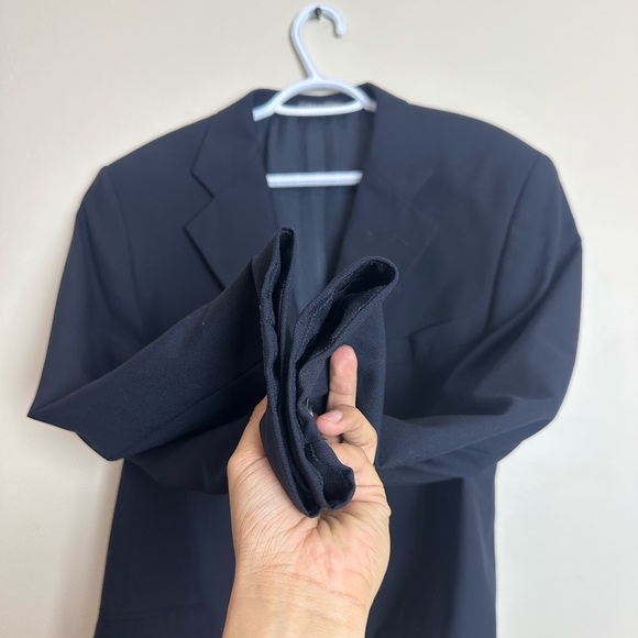 Tip Top Size L Classic Black Men's Blazer - Picture 3 of 8